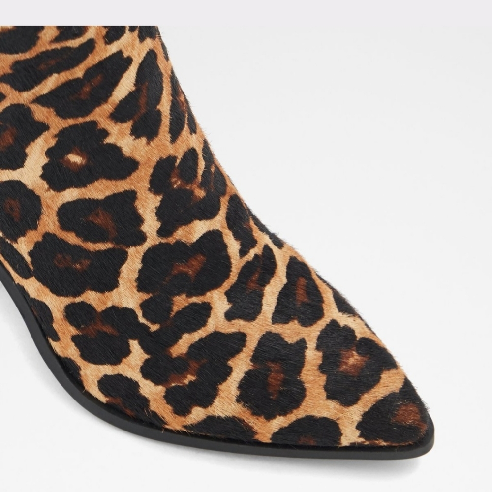 New In Box ALDO Arolia leopard print booties - Picture 4 of 7